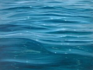 Realistic Crystal Clear Water Painting - Tranquil Waters