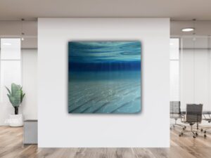 Large Blue Ocean Painting