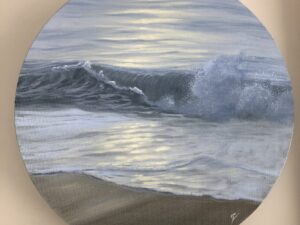 Original ocean wave painting