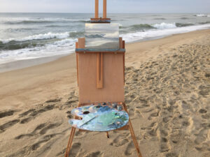 Before Dawn- Plein Air Seascape Oil Painting from the Outer Banks, North Carolina