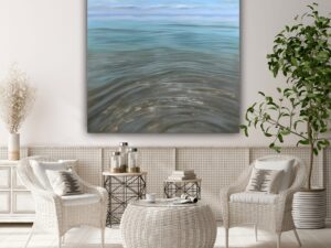 Azure Harmony - original crystal clear water painting