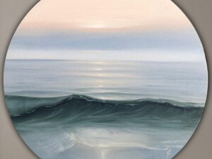 Peace on Water - original realistic sunrise painting