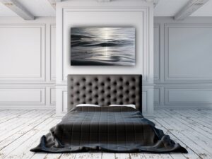 Quicksilver - extra large contemporary seascape