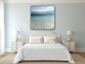 Above and Below - original crystal clear water painting