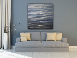 Before Twilight Rolls In - original contemporary seascape painting