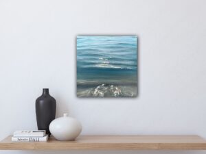 Salt and Sand - original crystal clear water painting
