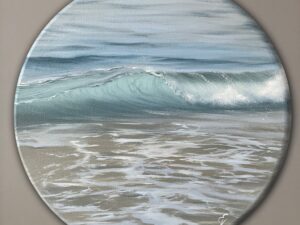 Quiet Wave- original ocean wave painting