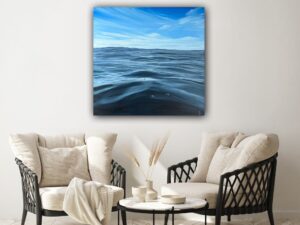 Embrace - original ocean and sky painting