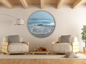 At The Edge- original ocean wave painting