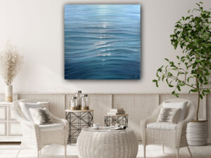 Diamonds and Pearls - original ocean waves painting