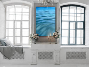 In The Flow - original ocean waves painting