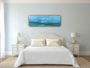In the Morning light - large original ocean waves painting
