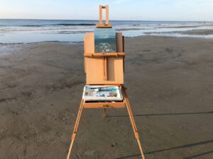 Plein air painting - Summer Sun