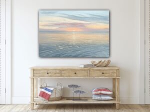 Coastal sunset painting - Wisper from Heaven