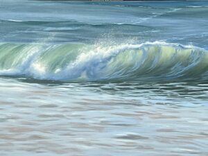 Life Force - ocean wave painting