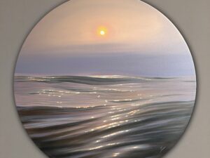 Unfolding 46"- Original Realistic Contemporary Seascape Painting (2023)