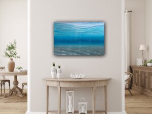 Blue Calm 36x24" - Original Deep Ocean Painting (2023)