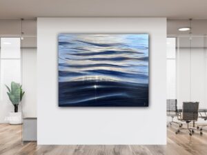 Perle La Mer - Contemporary Waterscape Painting