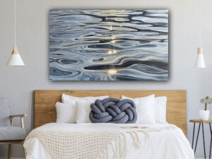 Guided by Light - Large original waterscape painting