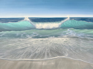 Peaceful Shores - large original seascape painting
