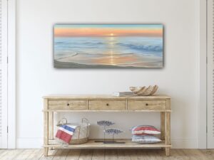Golden Shores - Original Sunrise Painting