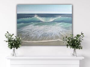 Wave Watching - Original Seascape Painting