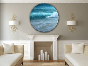 Emerald Breaker - Original Ocean Wave Painting