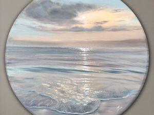 Sunset Dreaming- Original Coastal Sunset Painting 20" (2025)