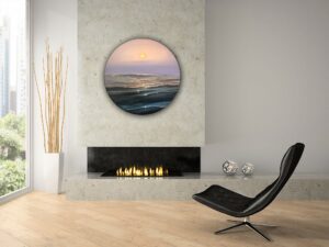 Dreaming - coastal sunset painting