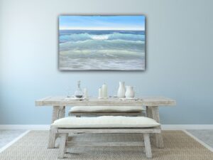Original Dominican Republic Ocean waves painting