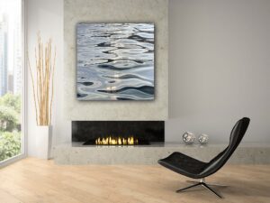 Meditation - Contemporary Ocean Waves Painting 48x48" (2024)
