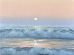Coastal Bliss Series - Four paintings 24x24" each - commission -reserved for Katie