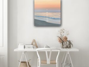 Serene Summer Light - original coastal sunset painting