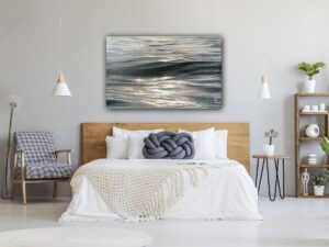 Everlasting Light 48x30"- Contemporary Waterscape Painting (2024)