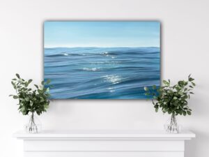 It Calls Me - Original Tropical Water Painting 36x24" (2024)