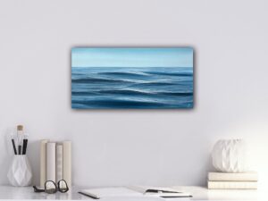 Ebb and Flow - Original Ocean Waves Painting 24x12" (2024)