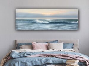 Insight - Original Ocean Sunrise Painting 60x20" (2025)