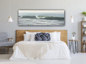 Murmurs of The Tide - Original Ocean Painting 60x20" (2025)