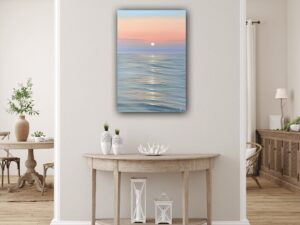 Dawn's Embrace - Original Sunrise Painting 24x36" (2025)