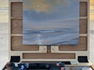 See You Tomorrow - Plein Air Painting, oil on canvas 8x10", framed 9x11" (2025)